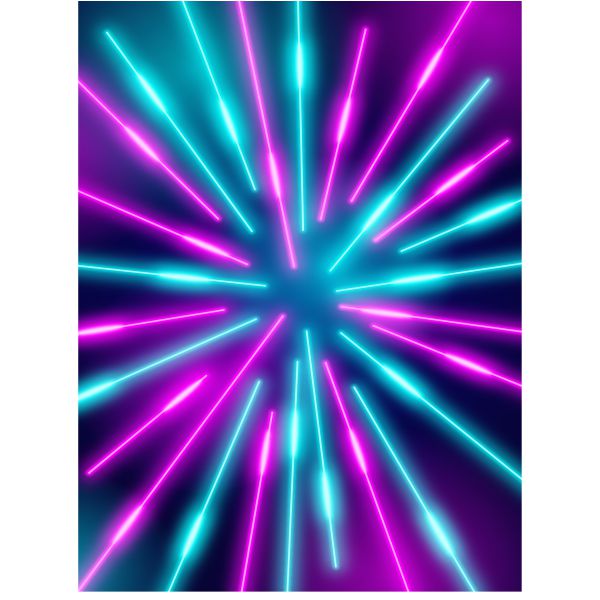 Painel 2,5mx1,5m Neon
